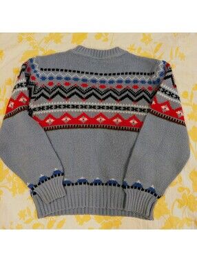 True vintage grandpa sweater, 100% Orlon Acrylic